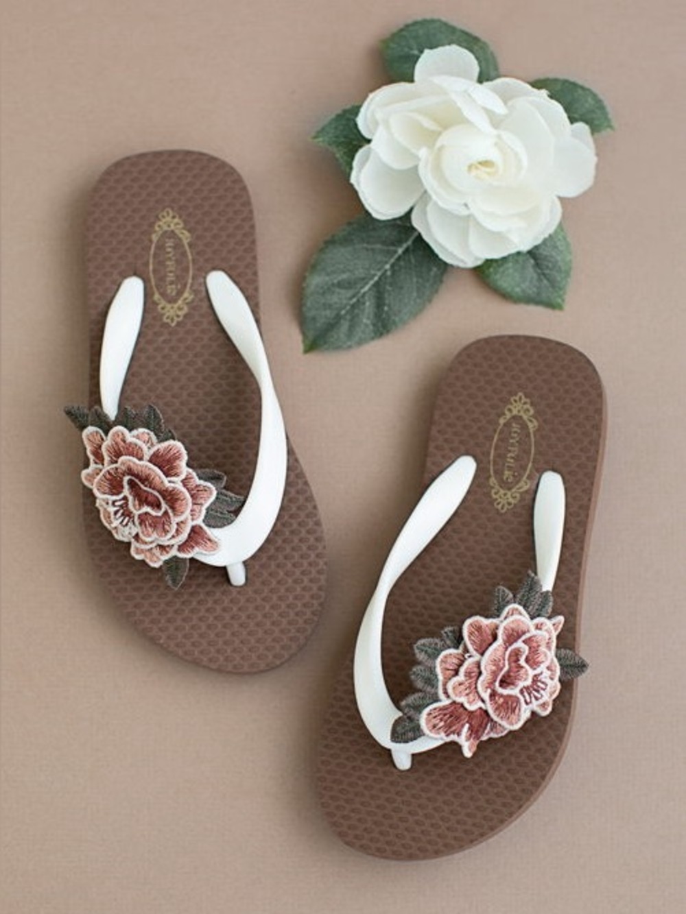 🌸🤎 Joyfolie Cassia Flip Flops – Russet | Women’s Size 6 | NWT 🤎🌸